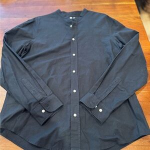 Zara Black Collared Shirt